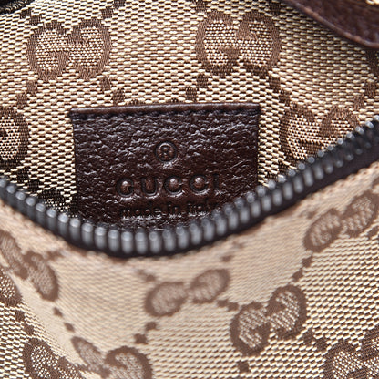 Gucci Monogram Web Belt Bag Dark Brown 9 of 10