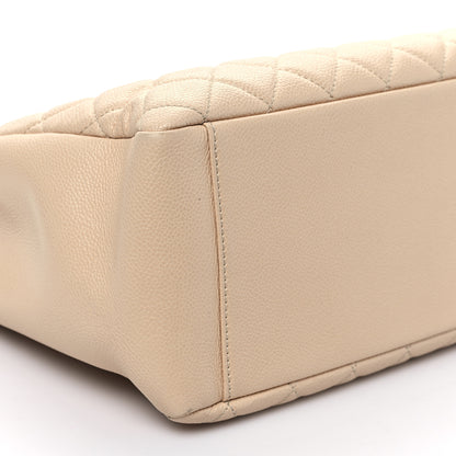 Chanel Caviar Quilted Grand Shopping Tote GST Beige Clair 8 of 9