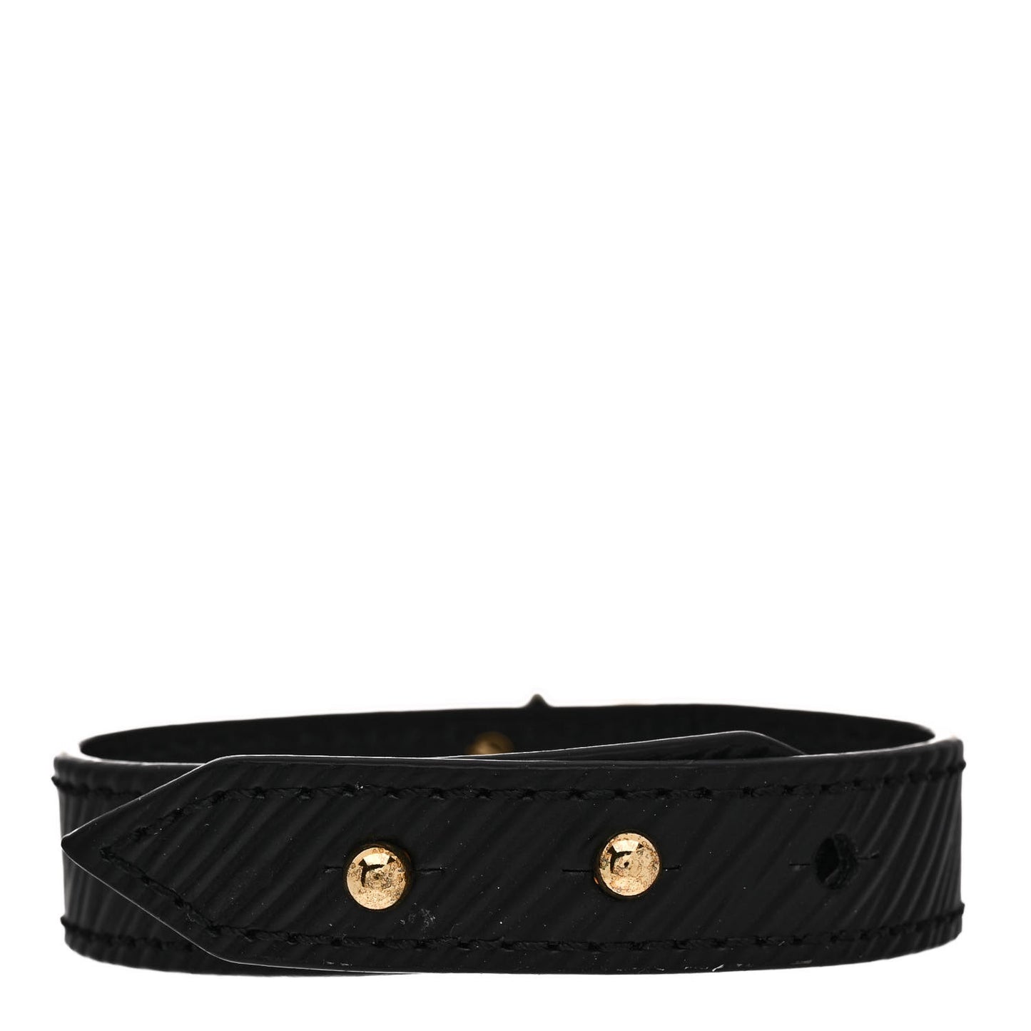 Epi Twist It Bracelet 17 Black