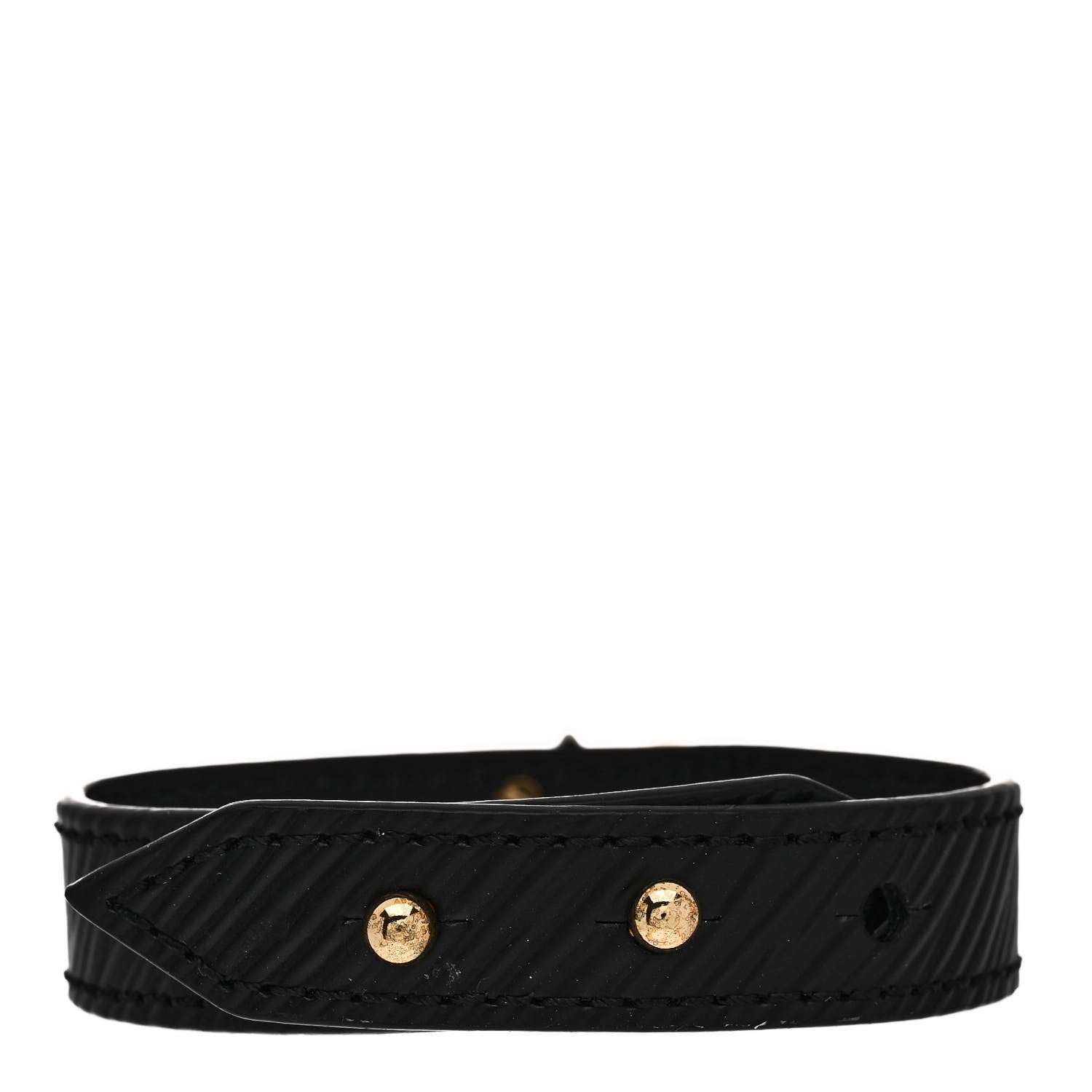 Louis Vuitton Epi Twist It Bracelet 17 Black 3 of 5
