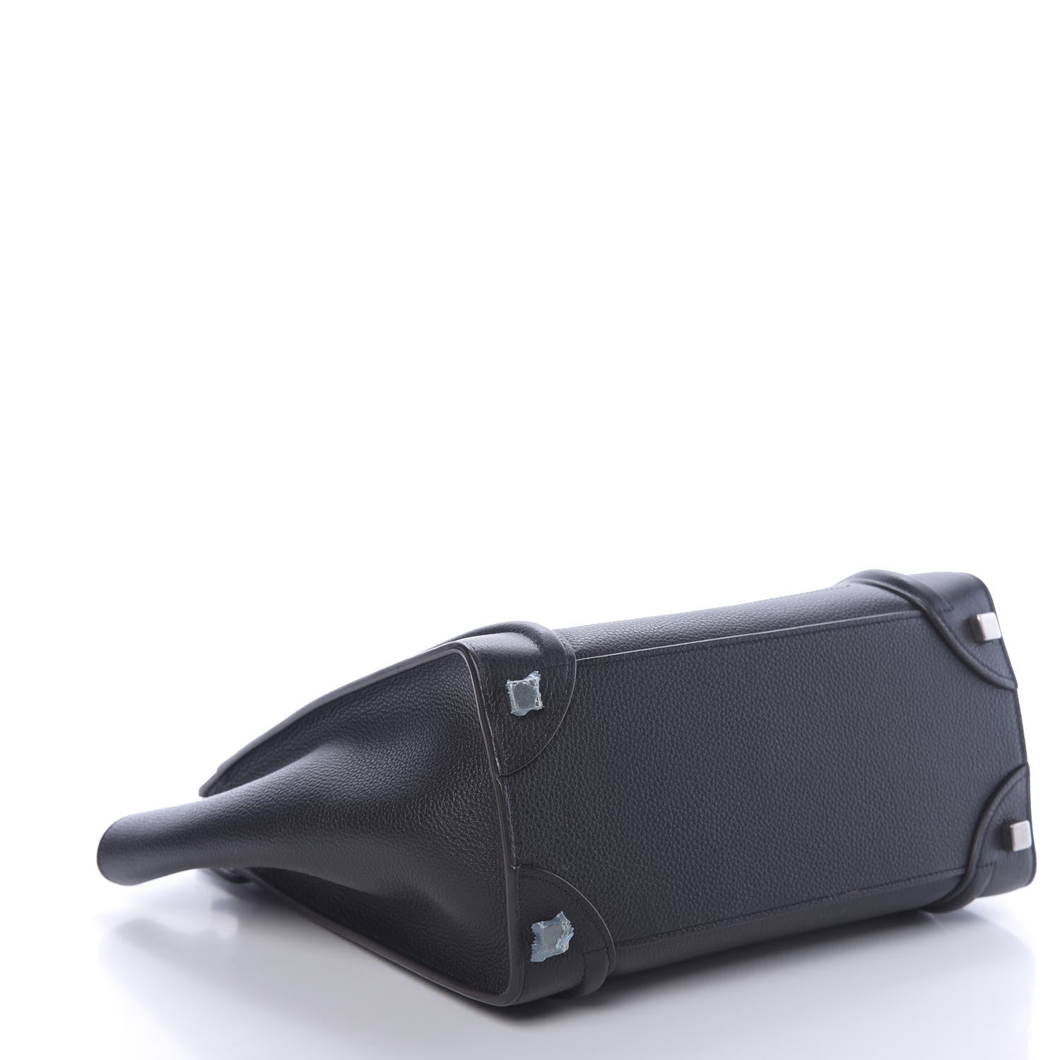 Celine Drummed Calfskin Micro Luggage Black 4 of 9