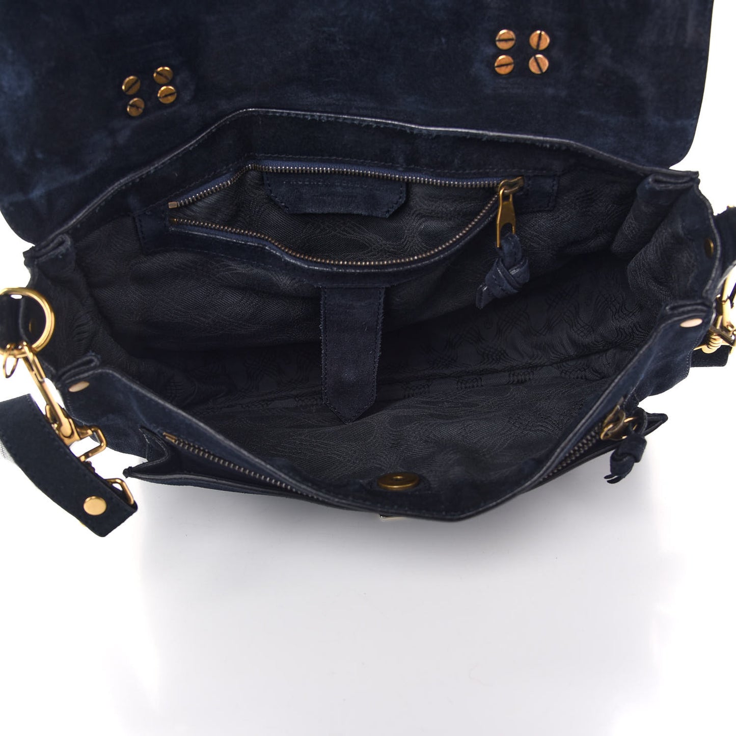Suede Medium PS1 Satchel Navy