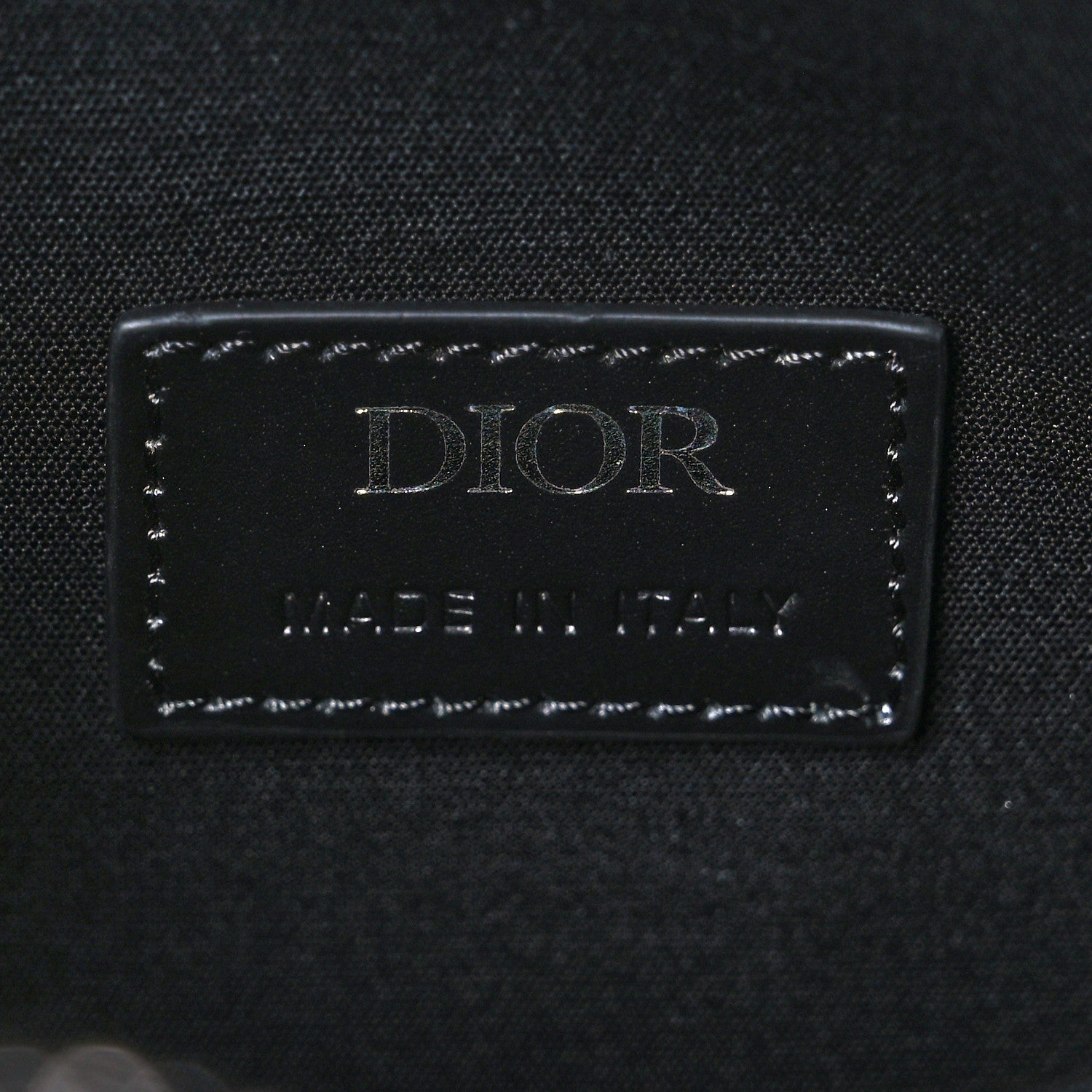 Christian Dior Canvas CD Diamond Lingot 22 Bag Black 6 of 10