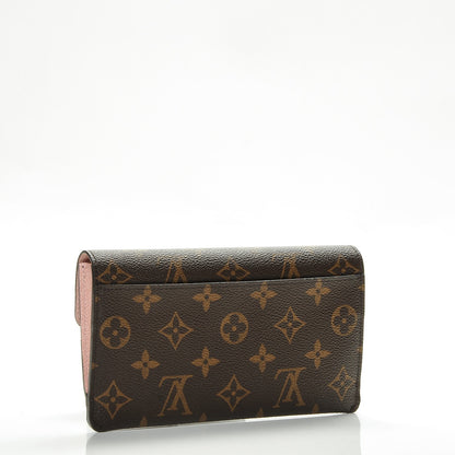 Louis Vuitton Monogram Jeanne Wallet Rose Ballerine 3 of 8