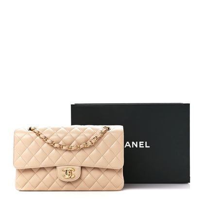Chanel Caviar Quilted Medium Double Flap Beige 12 of 12