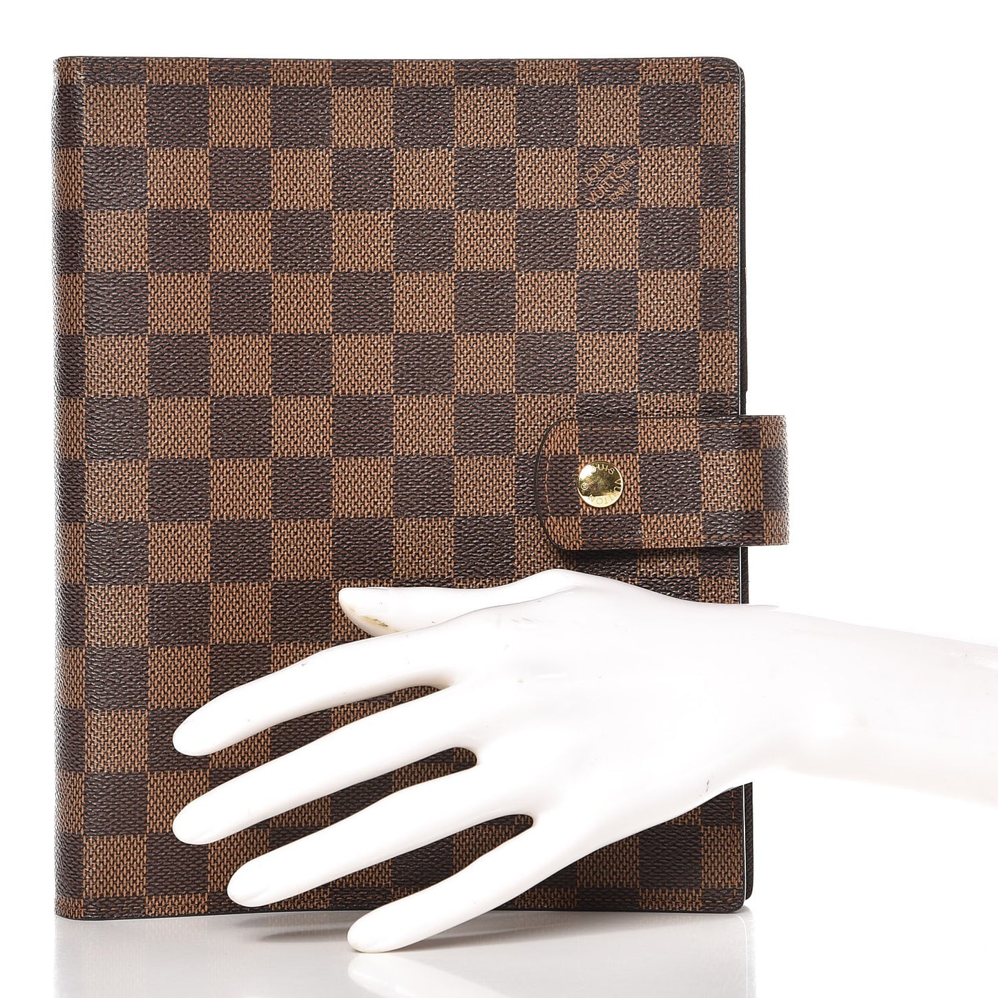 Damier Ebene Large Ring Agenda Cover
