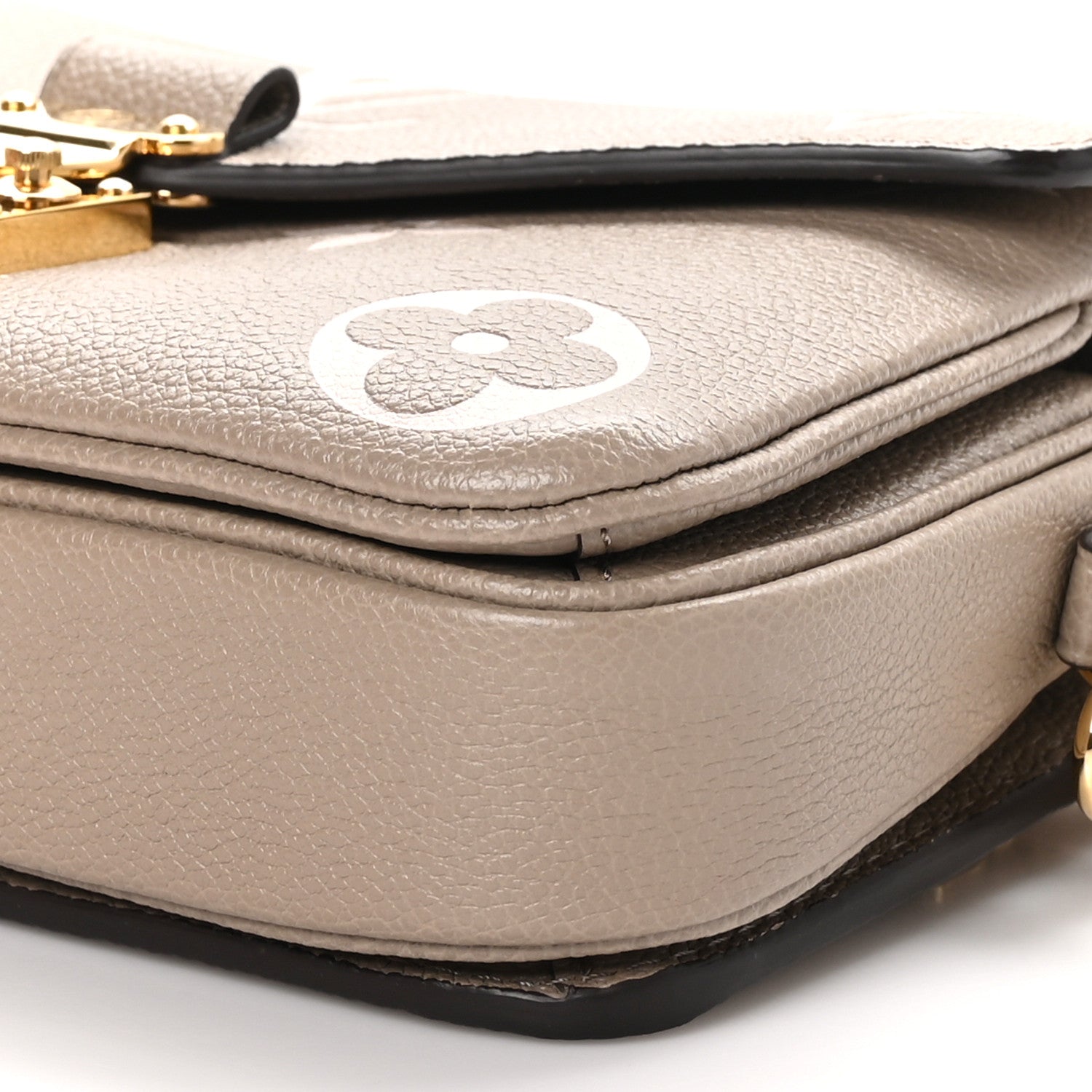 Louis Vuitton Empreinte Monogram Giant Pochette Metis East West Tourterelle Creme 10 of 11