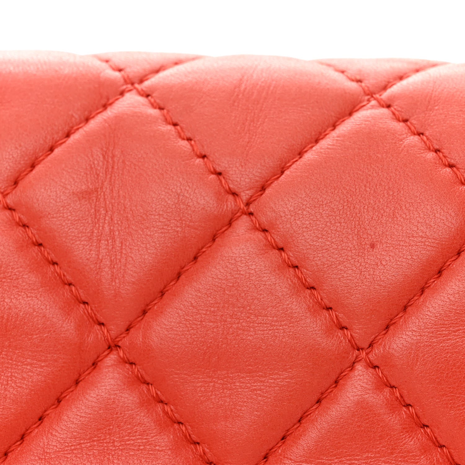 Chanel Lambskin Quilted XL Maxi Single Flap Red 12 of 15