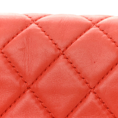 Chanel Lambskin Quilted XL Maxi Single Flap Red 12 of 15