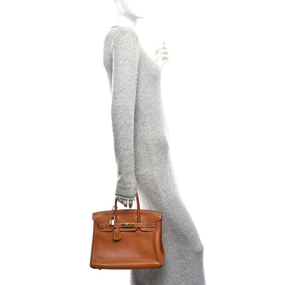 Hermes Taurillon Clemence Birkin 30 Gold 2 of 11