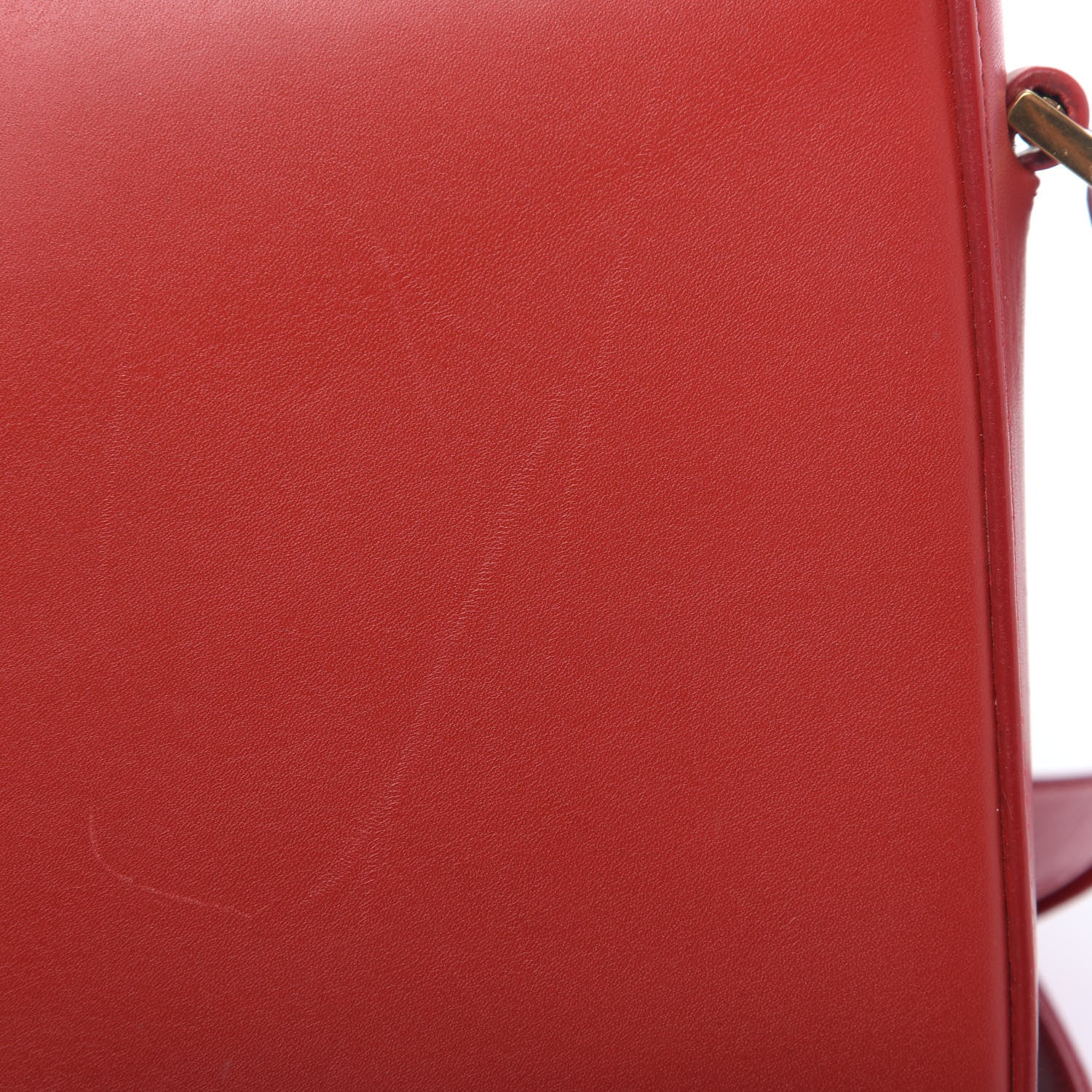 Saint Laurent Smooth Calfskin Medium Classic Monogram Universite Bag Red 13 of 14