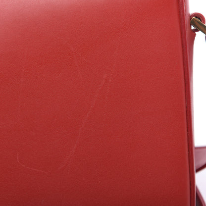 Saint Laurent Smooth Calfskin Medium Classic Monogram Universite Bag Red 13 of 14