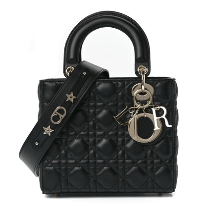 Christian Dior Lambskin Cannage Small My ABCDior Lady Dior Black 1 of 12