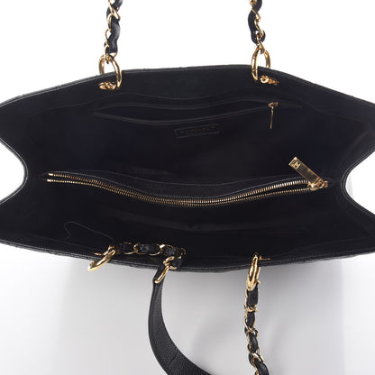 Chanel Caviar Quilted XL Grand Shopping Tote GST Black 5 of 10