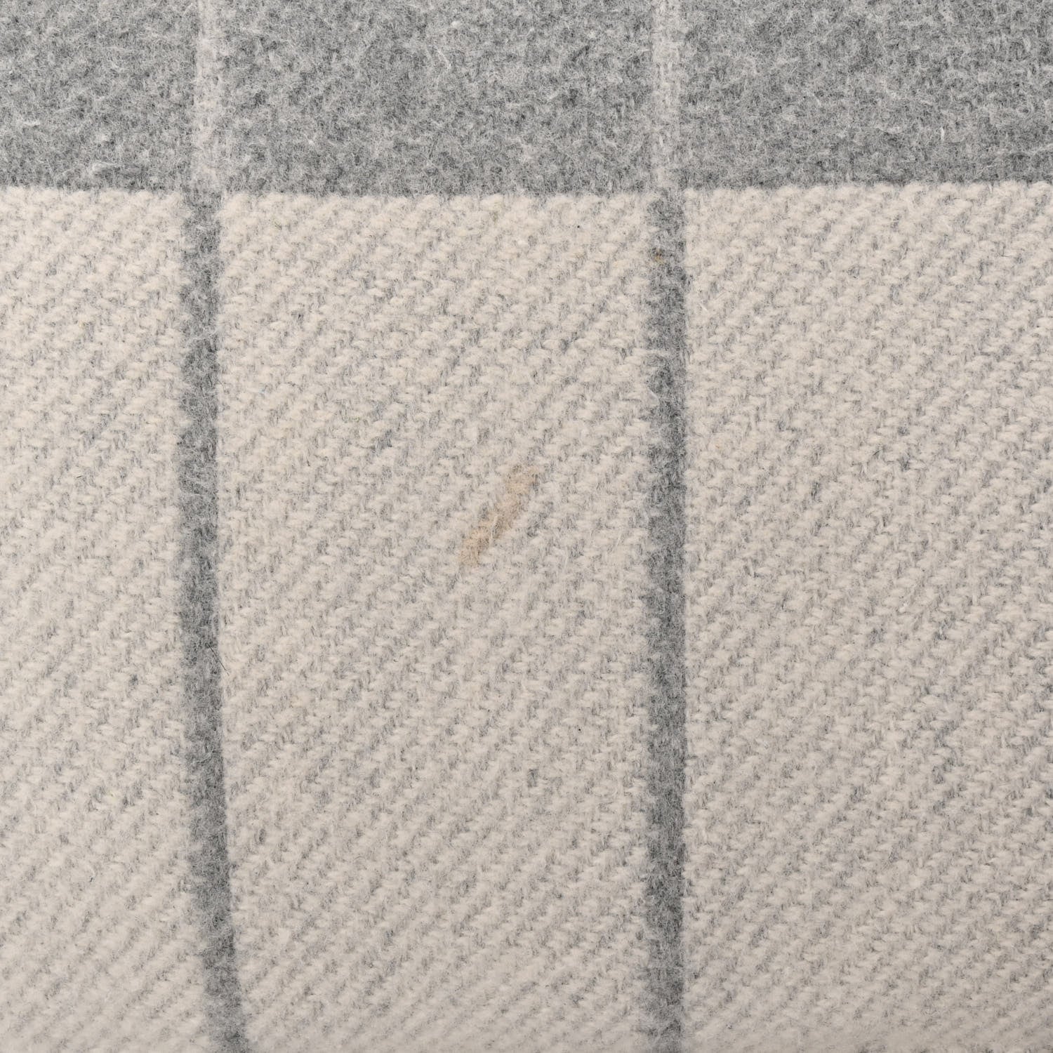 Hermes Wool Cashmere Avalon III Pillow PM Ecru Gris Clair 4 of 4