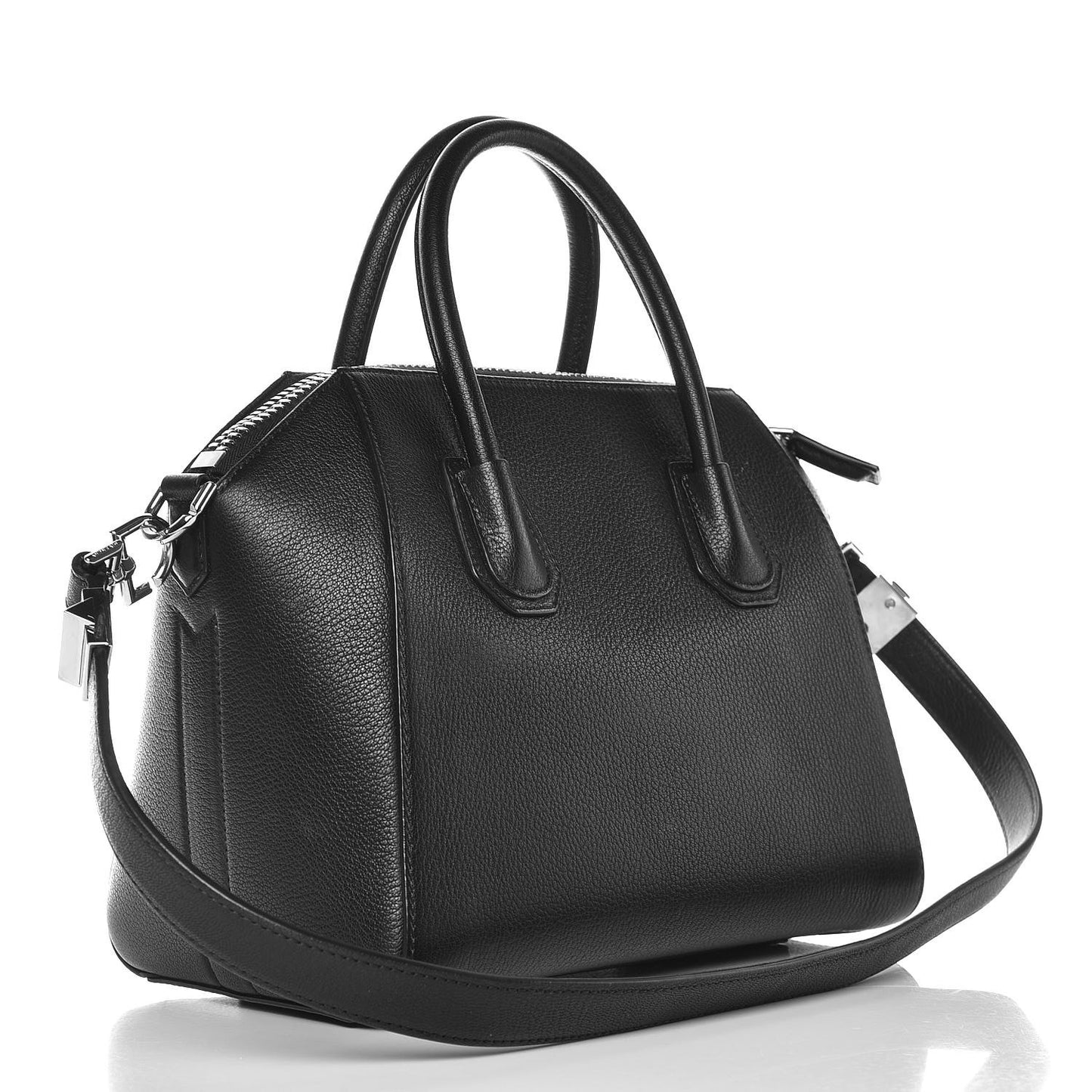 Sugar Goatskin Small Antigona Black