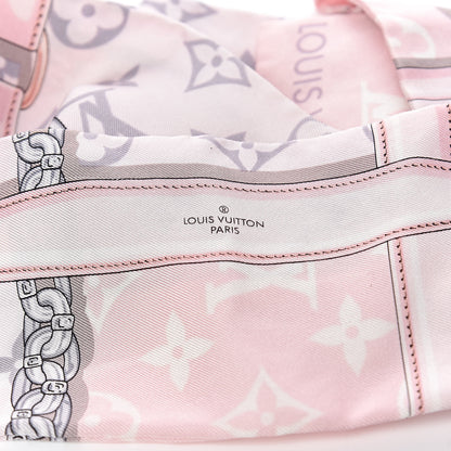 Louis Vuitton Silk Monogram Confidential Bandeau Light Pink 4 of 4