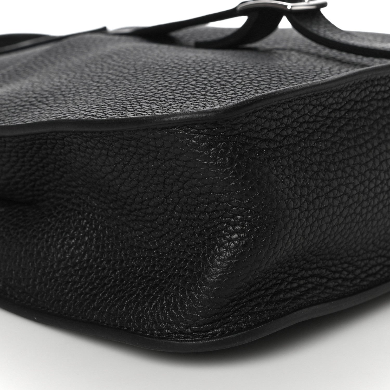 Hermes Taurillon Clemence Halzan 25 Black 8 of 10