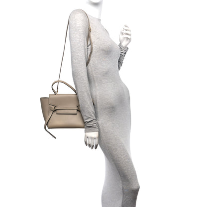 Celine Grained Calfskin Nano Belt Bag Light Taupe 2 of 10