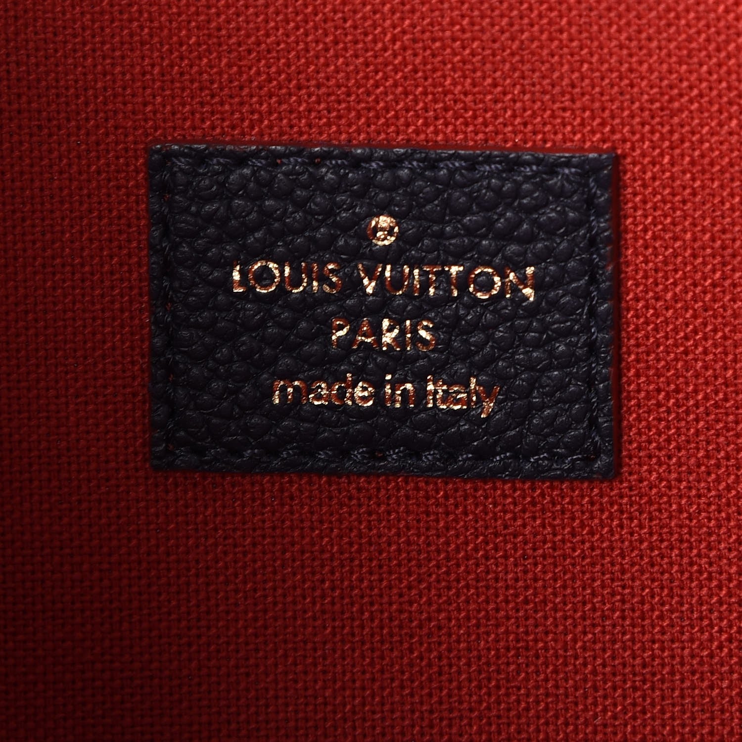 Louis Vuitton Empreinte Pochette Felicie Chain Wallet Marine Rouge 6 of 8