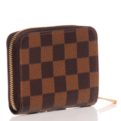 Louis Vuitton Damier Ebene Zippy Coin Purse 3 of 7