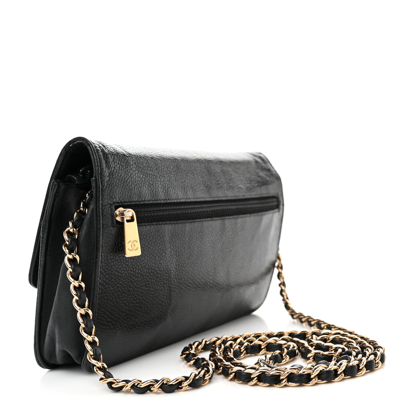 Caviar Timeless CC Wallet on Chain WOC Black