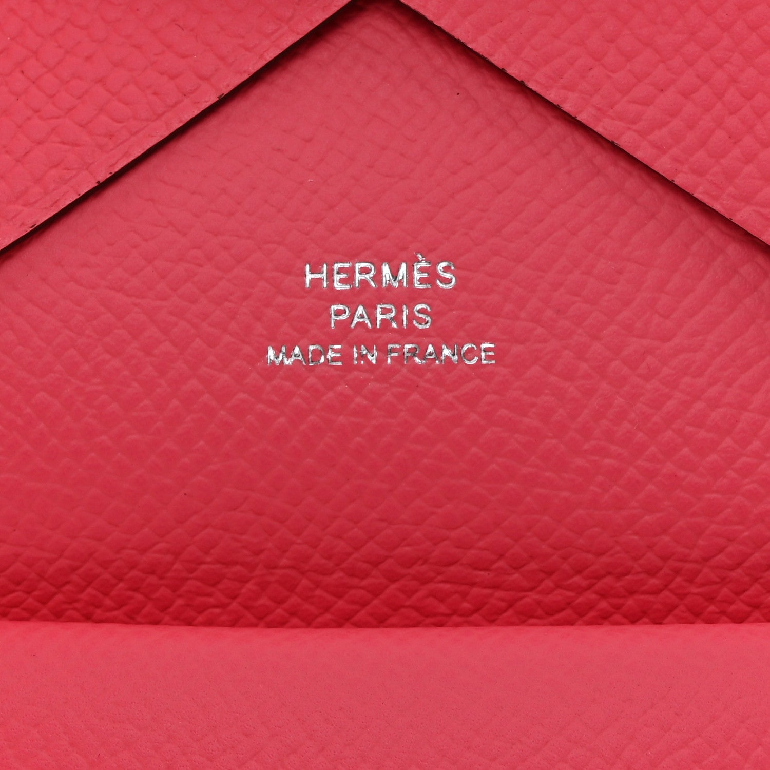Hermes Epsom Calvi Duo Card Case Rose Azalee 6 of 8