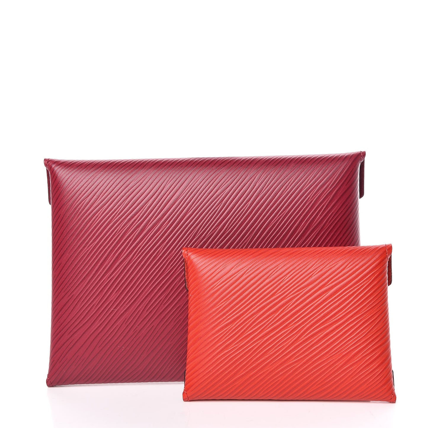 Epi Kirigami Pochette Set Fuchsia Coquelicot