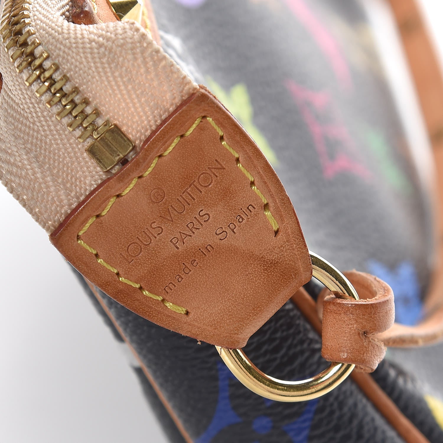 Louis Vuitton Monogram Multicolor Pochette Accessories Black 6 of 10