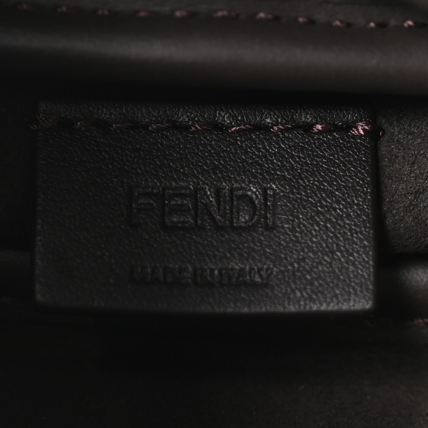 Fendi Fabric Jacquard Vitello Grace FF 1974 Mini Simply Fendi Shoulder Bag Tobacco Moro Ebano 5 of 9