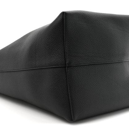 The Row Grained Calfskin Large N/S Park Tote Black 10 of 10