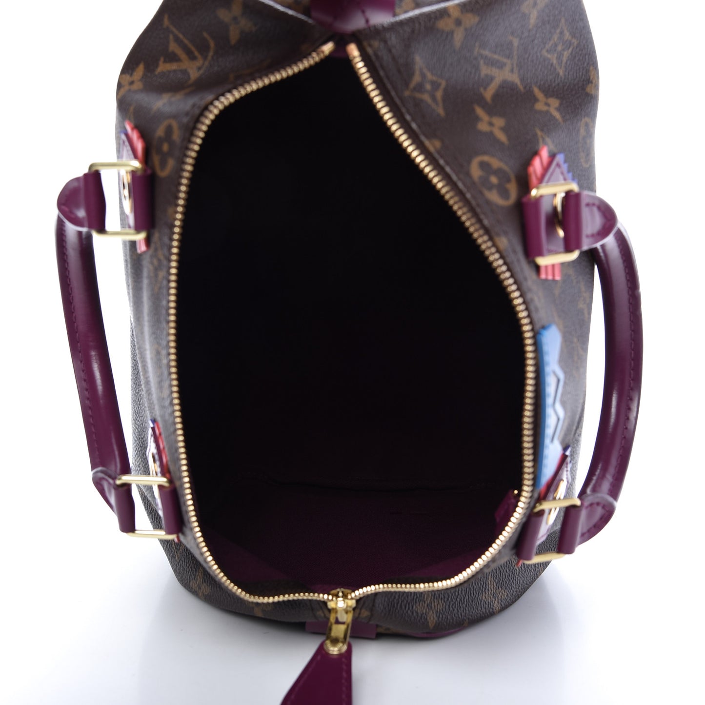 Monogram Totem Speedy 30 Magenta