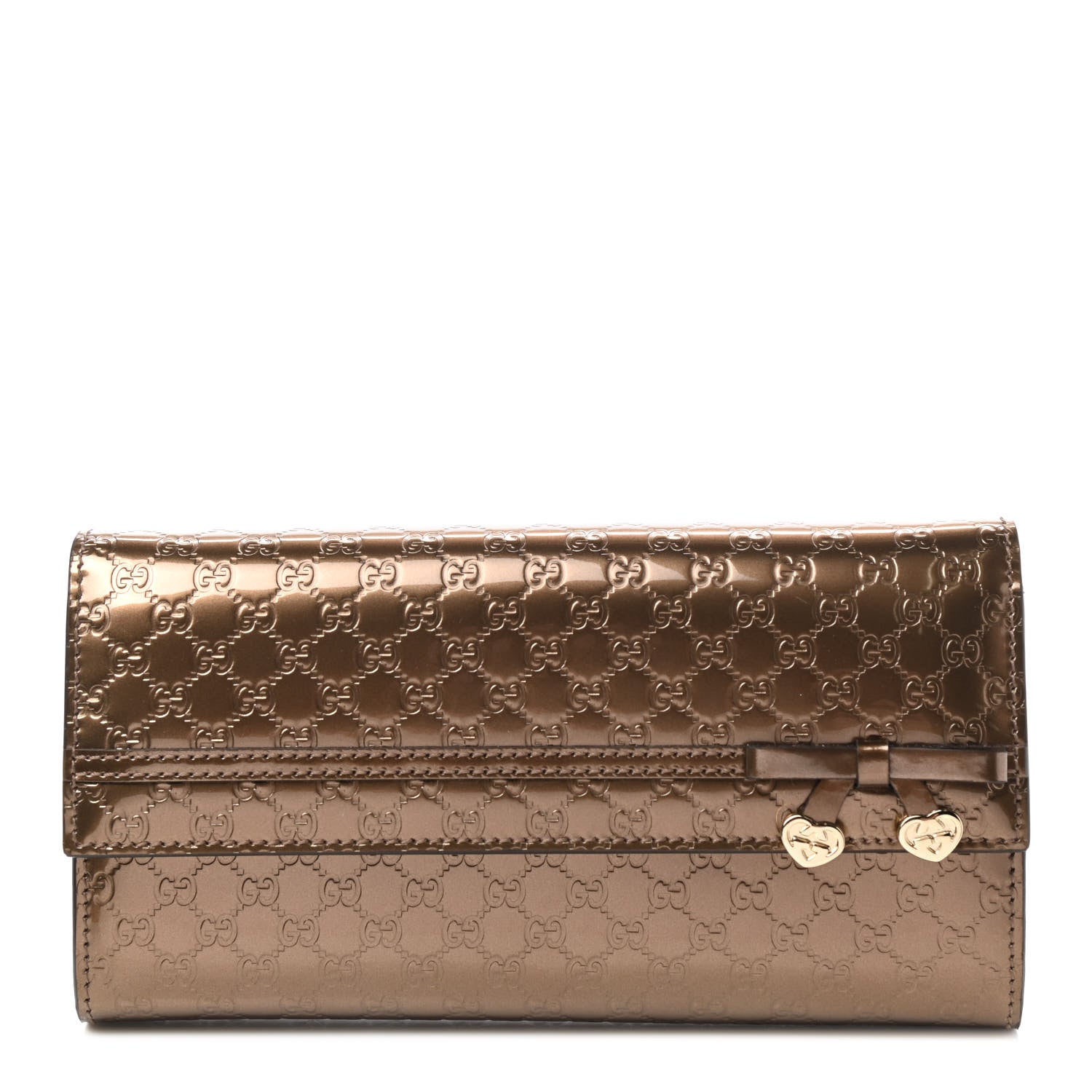Gucci Shine Microguccissima Candy Continental Wallet Bronze 1 of 7