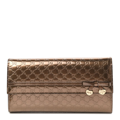 Gucci Shine Microguccissima Candy Continental Wallet Bronze 1 of 7