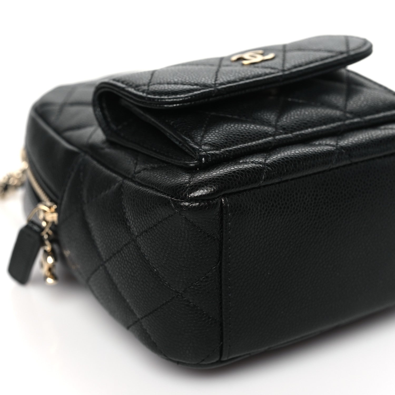 Chanel Caviar Quilted CC Mini Classic Backpack Black 10 of 11