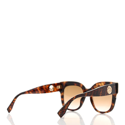 Fendi Acetate F is Fendi FF Sunglasses 0359/S Tortoise Camouflage 4 of 7