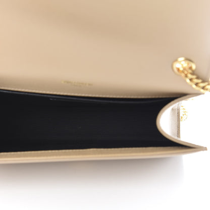 Saint Laurent Grain De Poudre Small Monogram Kate Satchel Nude Powder 5 of 13
