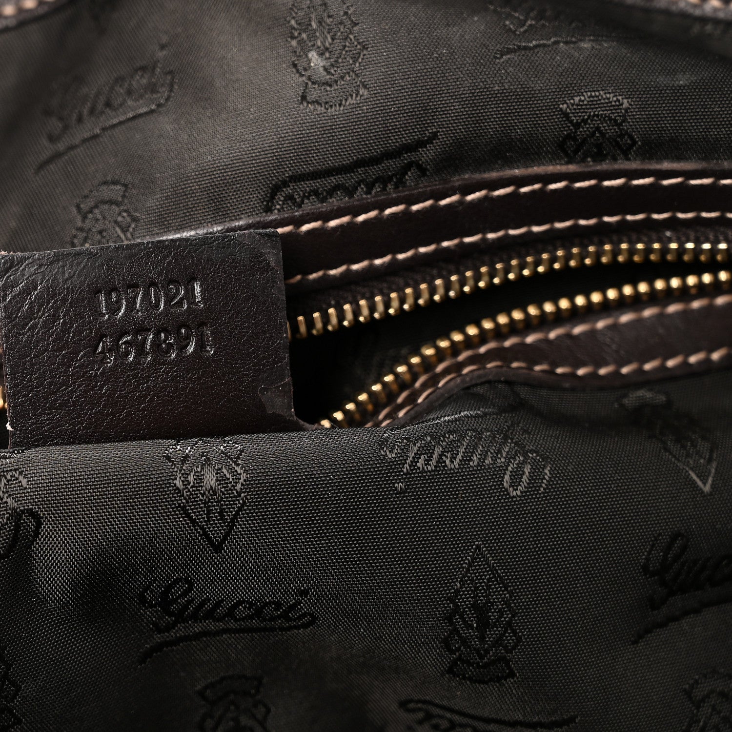 Gucci Crystal Monogram Medium Hysteria Top Handle Bag 7 of 12