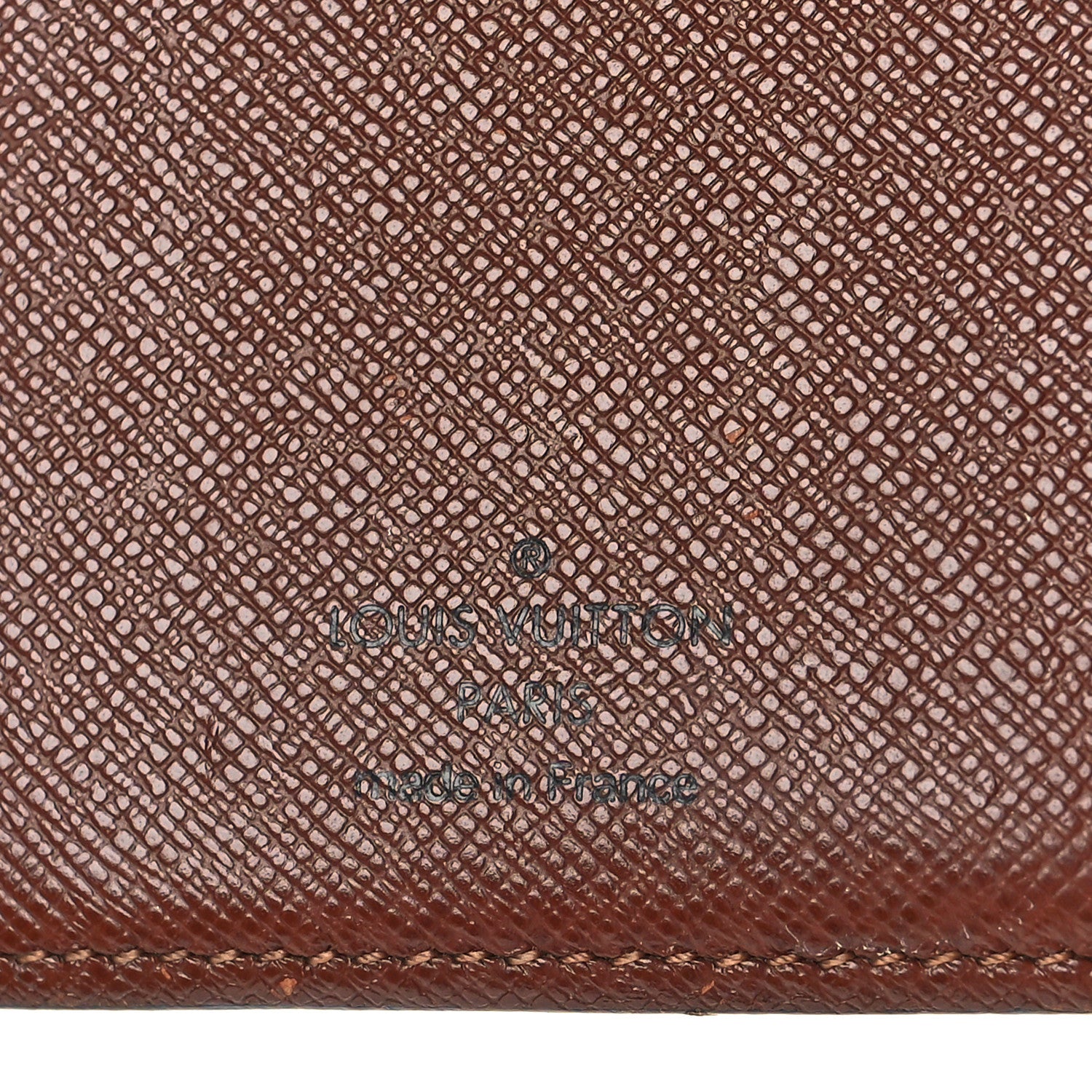 Louis Vuitton Monogram Porte Valeurs Checkbook Wallet 6 of 11