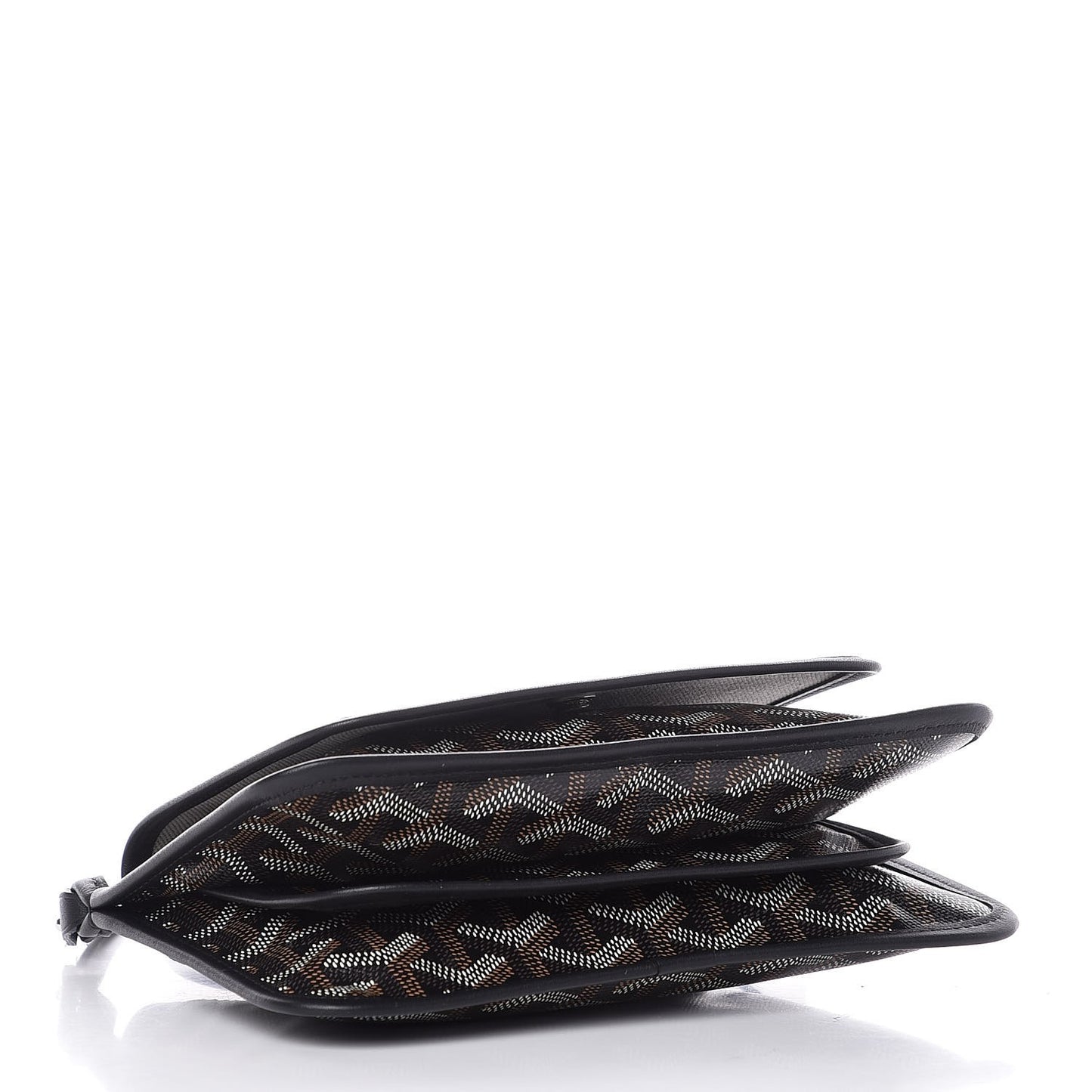 Goyardine Plumet Wallet Clutch Black