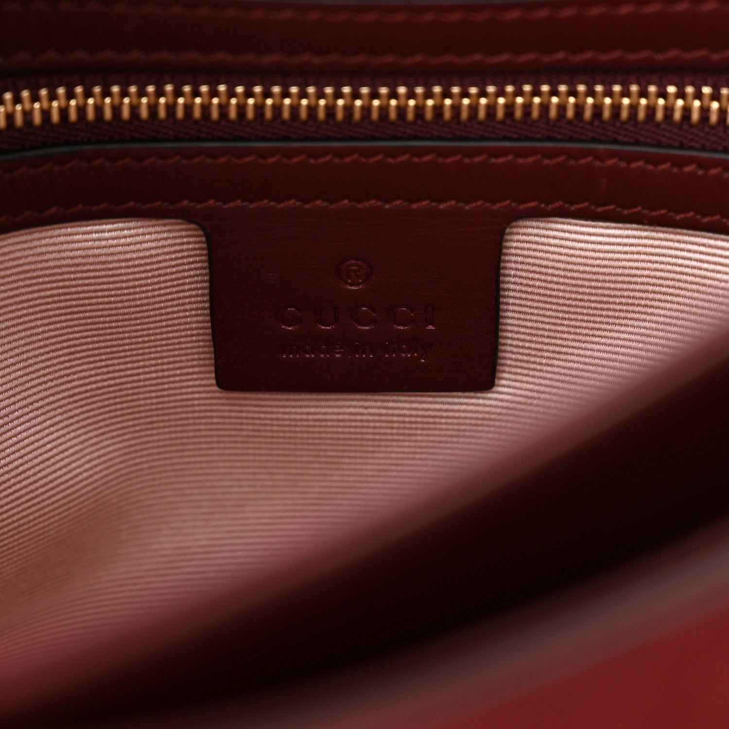 Gucci Suede Medium Arli Flap Shoulder Bag Vintage Bordeaux 6 of 15