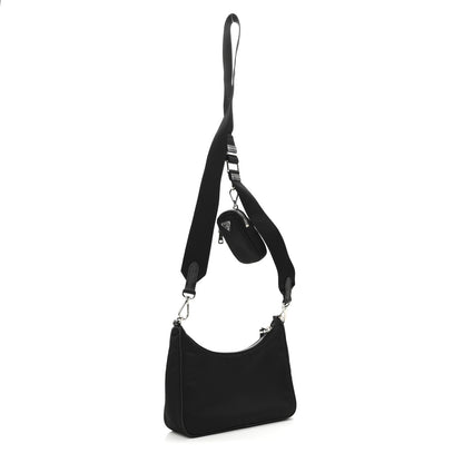 Prada Nylon Re-Edition 2005 Shoulder Bag Black 3 of 9