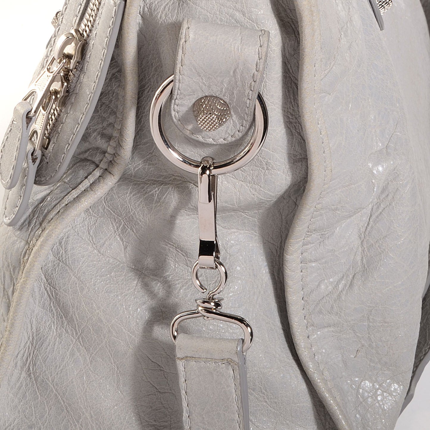 Agneau Giant 12 Silver Hardware City Gris Ciment
