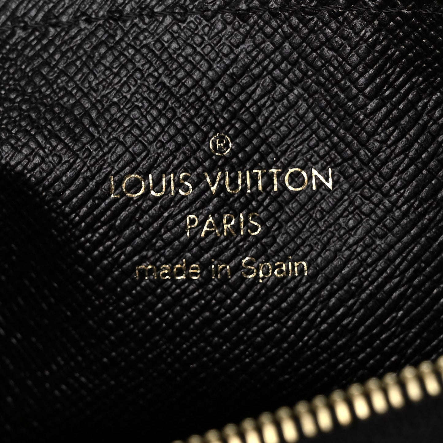 Monogram Slim Purse Black