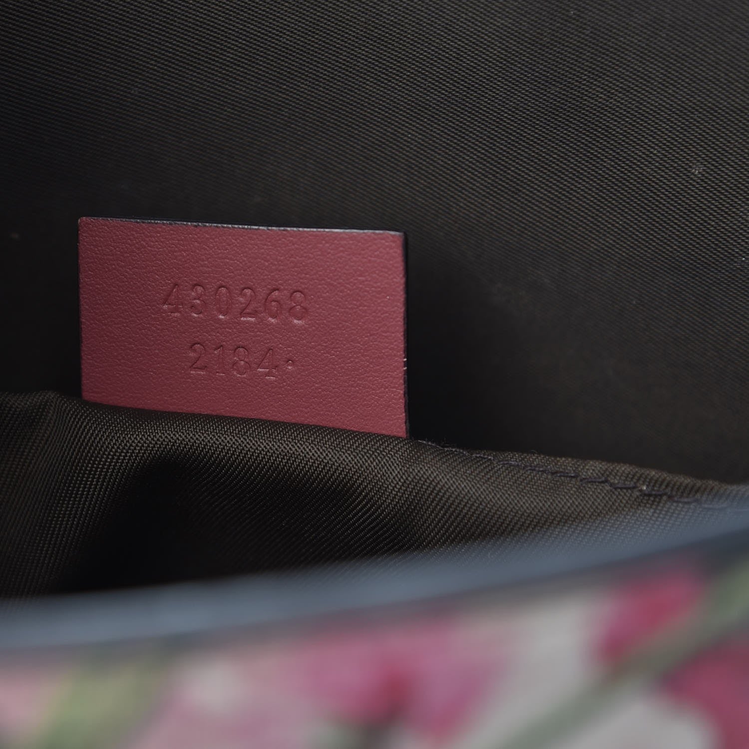 Gucci GG Supreme Monogram Blooms Large Cosmetic Case Beige Multicolor Dry Rose 7 of 10