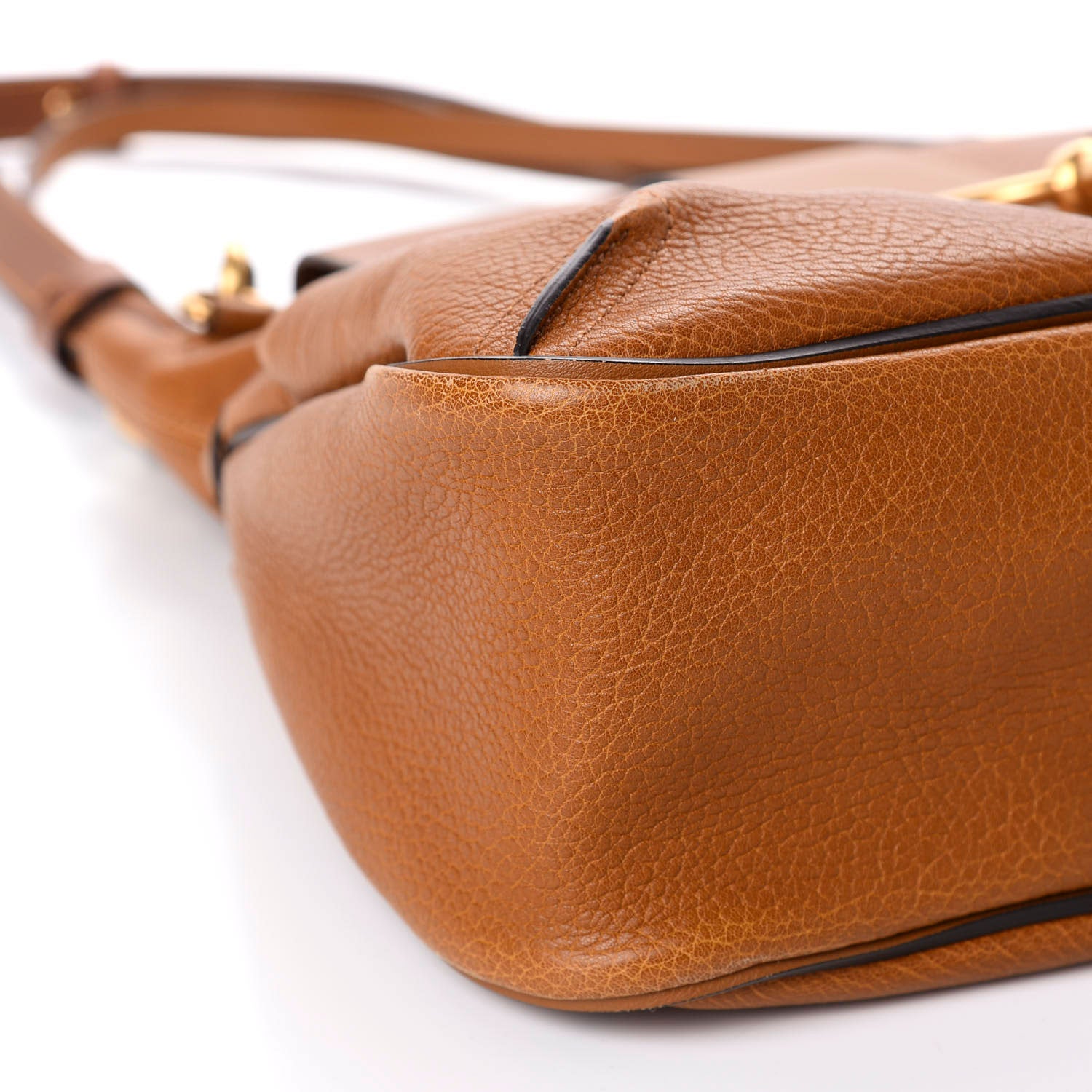 Chloe Grained Lambskin Medium Lexa Shoulder Bag Mustard Brown 7 of 13