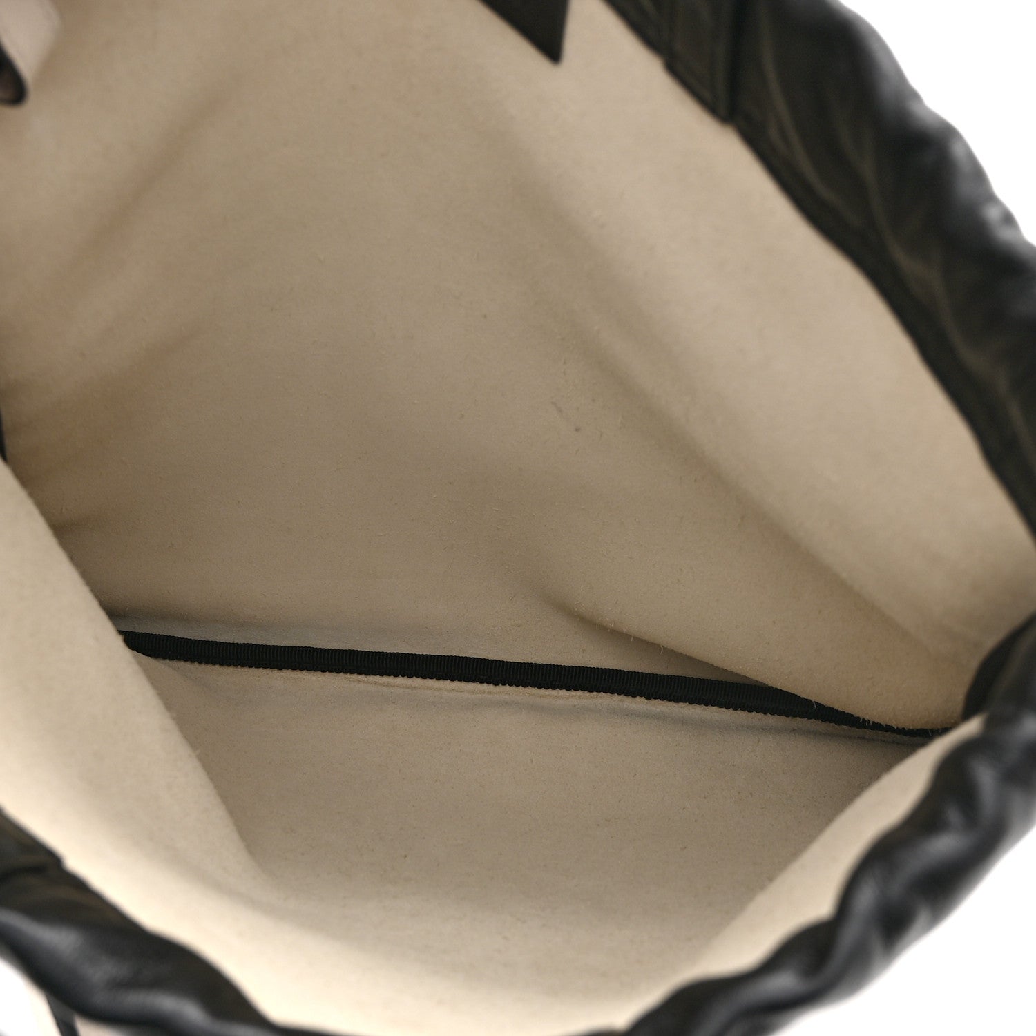 Gucci Calfskin Logo Drawstring Backpack Mystic White 6 of 11