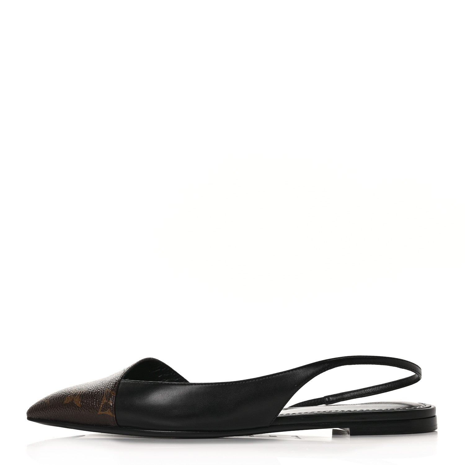 Louis Vuitton Patent Monogram Cherie Slingback Ballerina Flats 38 1 of 8