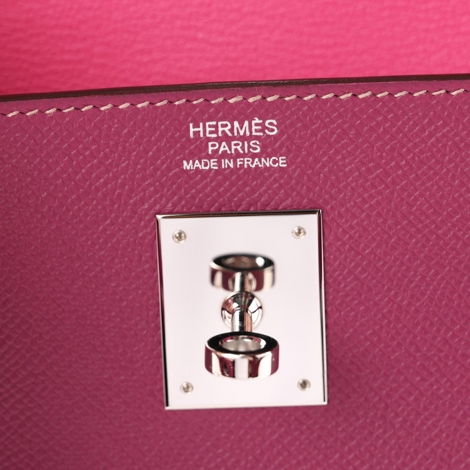 Hermes Epsom Candy Kelly Retourne 32 Tosca Rose Tyrien 5 of 11
