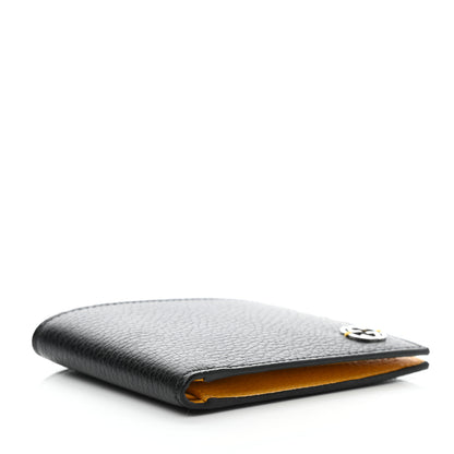 Gucci Dollar Calfskin Bi-Color Interlocking G Bi-Fold Wallet Black New Buttercup 4 of 7